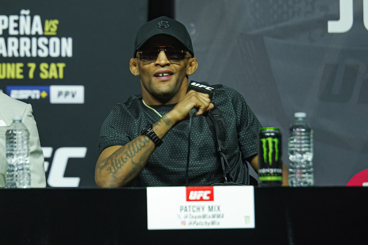 Patchy Mix participa da coletiva de imprensa do UFC 316