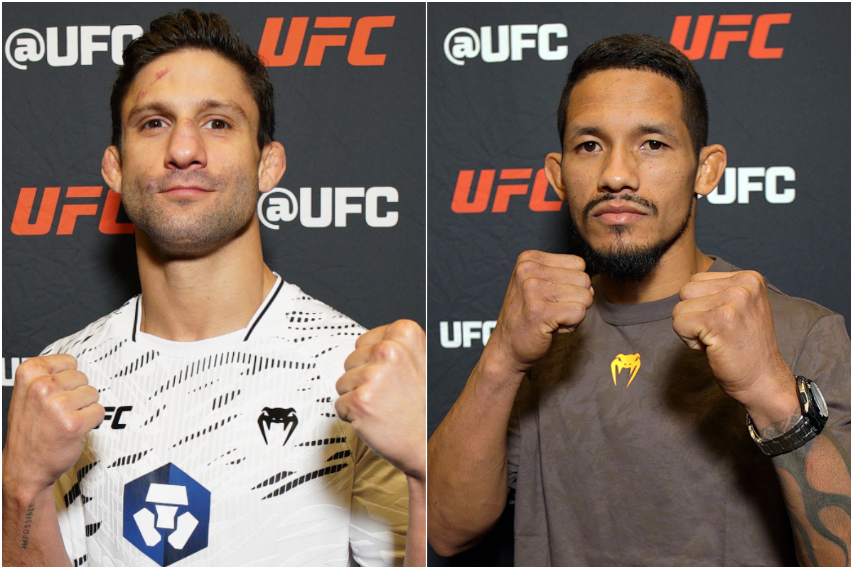 Allan Puro Osso e Rafael Macapá em montagem