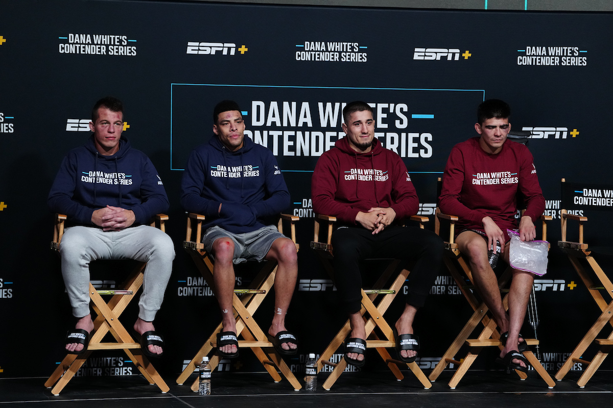 Lutadores aguardam decisão de Dana White no Contender Series