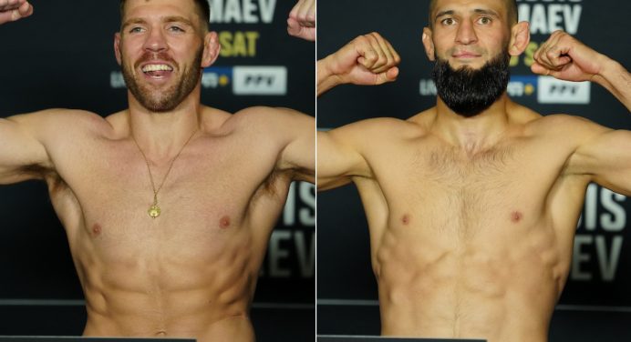 Du Plessis e Chimaev batem o peso e confirmam disputa de título no UFC 319