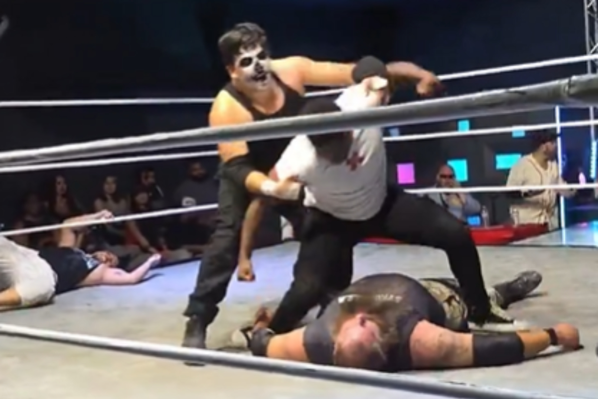 Filho de Rampage Jackson agride atleta de telecatch