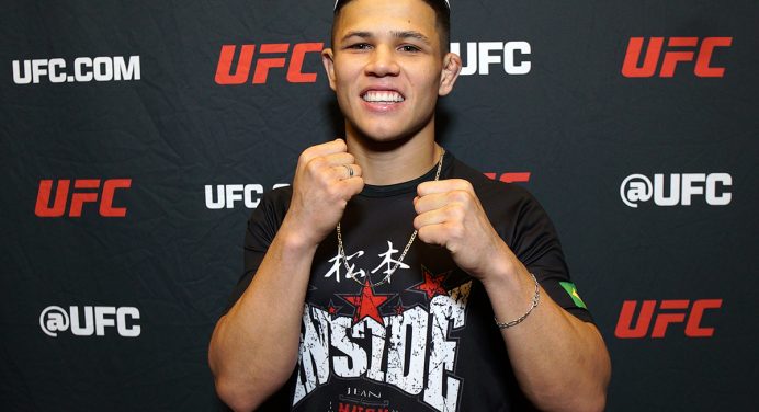 UFC Vegas 109: Com lições da derrota e confiança em alta, Jean Matsumoto busca nocaute
