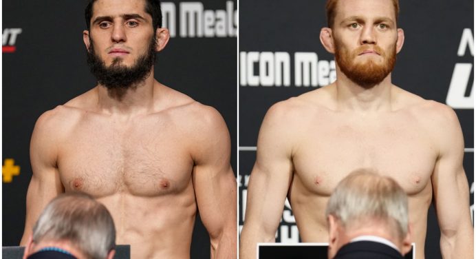 Luta principal! Islam Makhachev enfrenta Jack Della Maddalena no UFC 322, em novembro