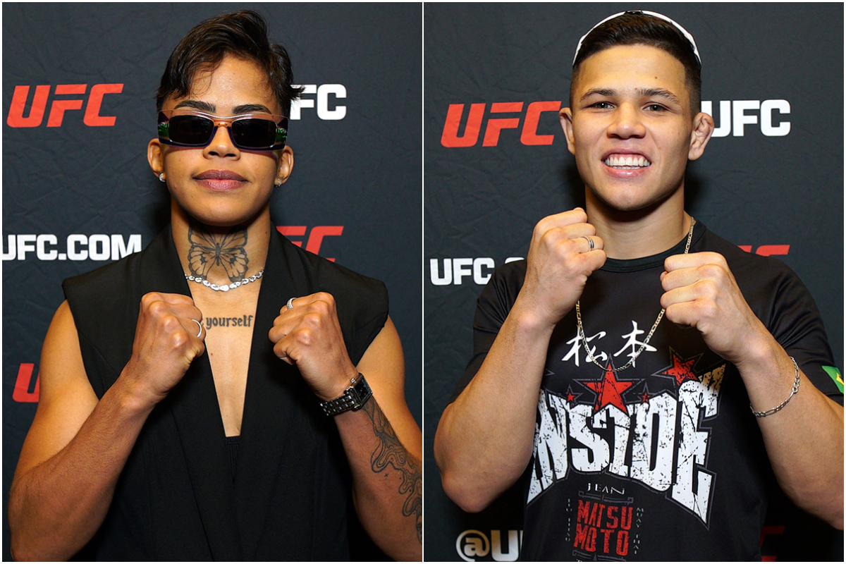 Iasmin Lucindo e Jean Matsumoto em montagem