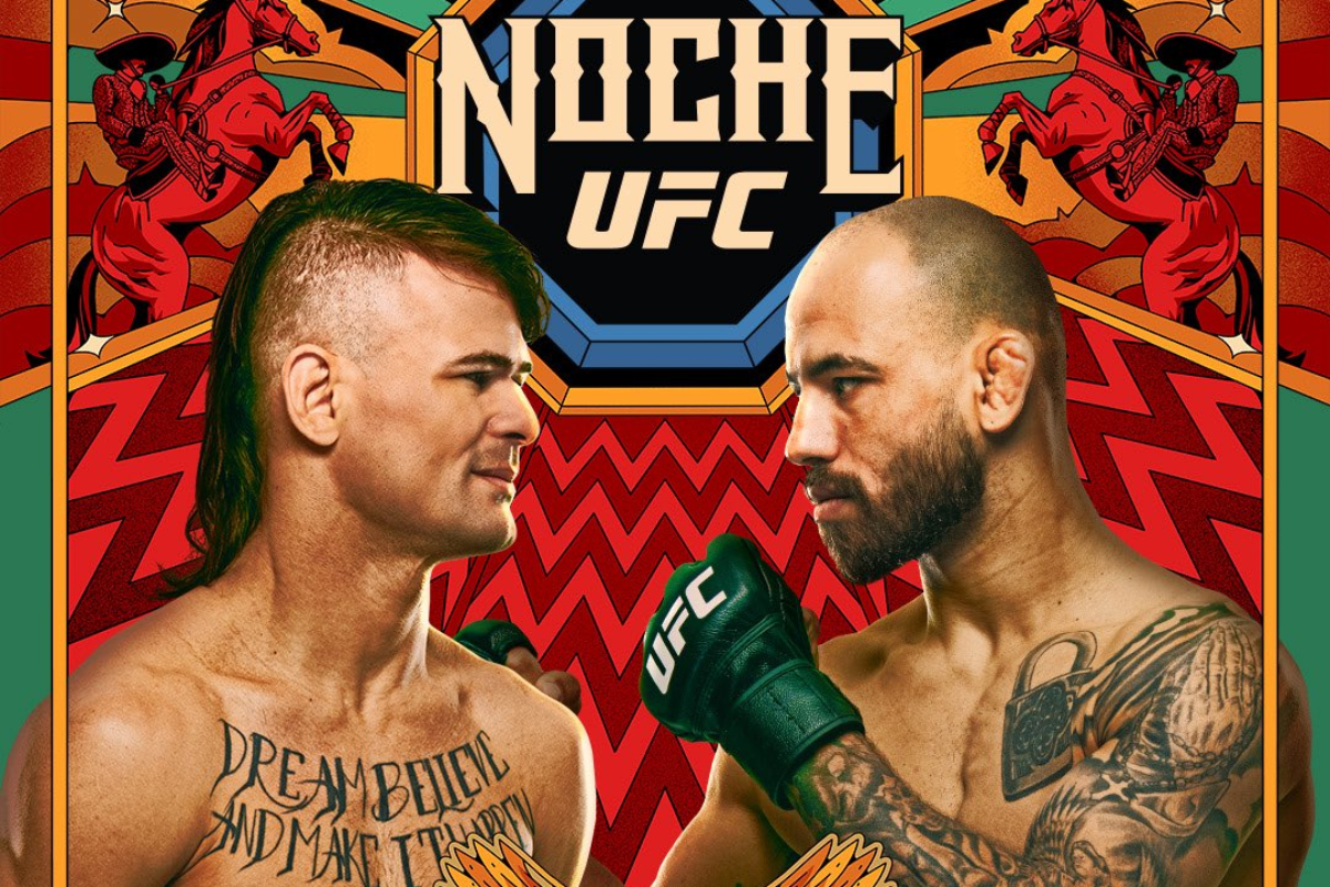 Pôster oficial do Noche UFC