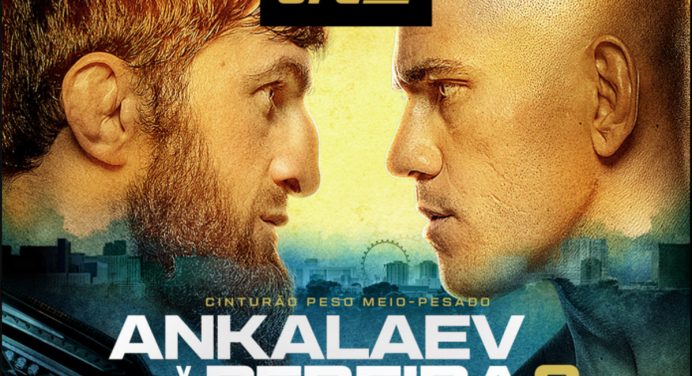 Chama! Pôster do UFC 320 destaca revanche entre Alex Poatan e Magomed Ankalaev