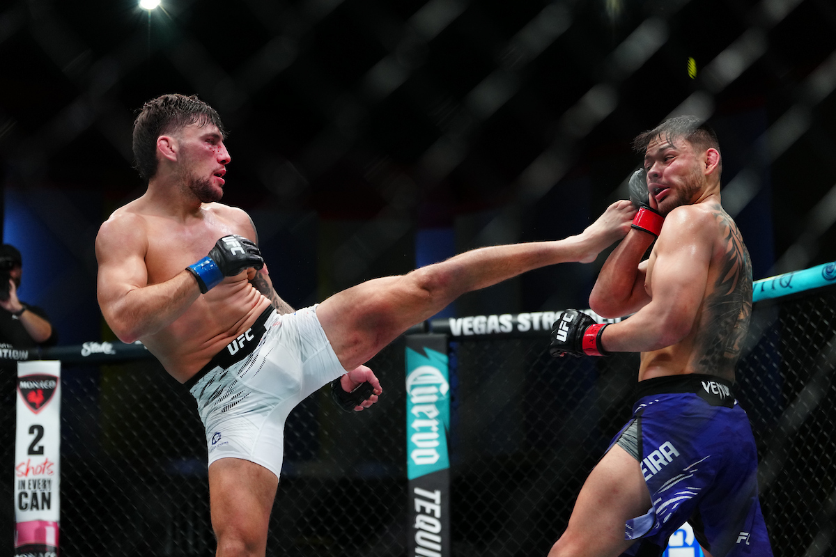 Elves Brener e Esteban Ribovics fizeram uma guerra no UFC Vegas 108