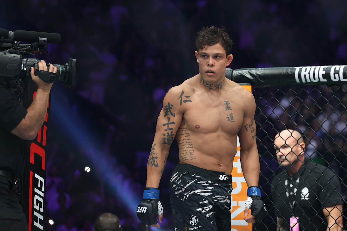 Caio Borralho perdeu sua invencibilidade no UFC em Paris