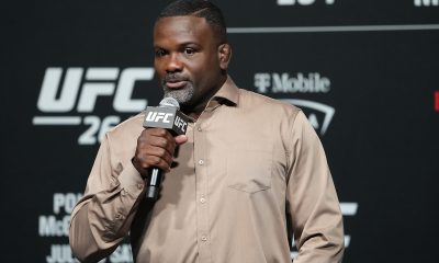 Din Thomas durante a pesagem do UFC 264