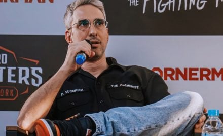 Pablo Sucupira durante entrevista