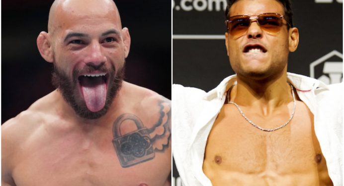 Após polêmica, Borrachinha e Jean Silva se encontram nos bastidores do UFC Rio; veja