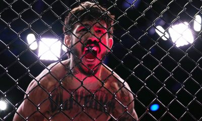 Lerryan Douglas comemora vitória no Contender Series