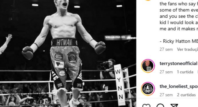 Luto! Ex-campeão mundial de boxe, Ricky Hatton morre aos 46 anos na Inglaterra