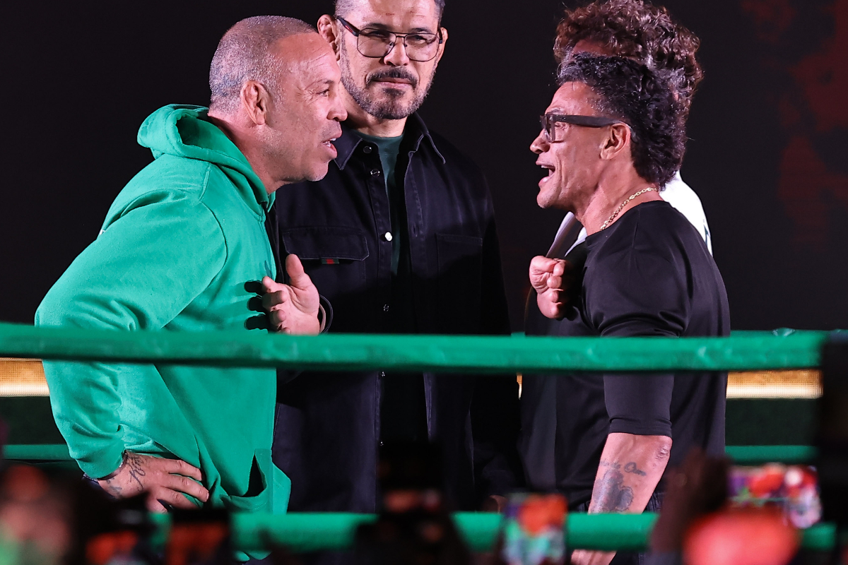 Wanderlei Silva e Popó fazem encarada em São Paulo