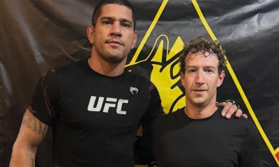 Alex Poatan e Mark Zuckerberg lado a lado