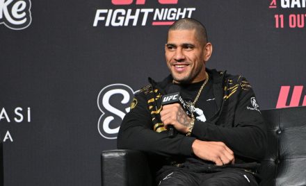 Alex Poatan durante o Q&A do UFC Rio