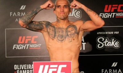 Charles Do Bronx passa pela balança do UFC Rio