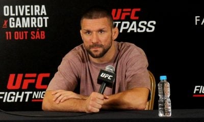 Mateusz Gamrot participa do media day do UFC Rio