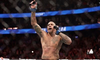 Alex Poatan celebra vitória sobre Ankalaev no UFC 320