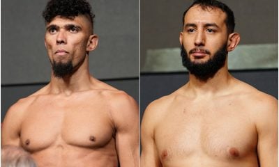 Johnny Walker e Dominick Reyes em montagem