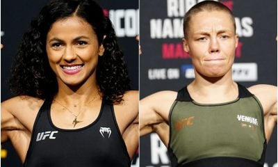 Natalia Silva e Rose Namajunas em montagem