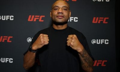 Césal Almeida, o Cesinha, posa para foto no media day do UFC Vegas 112