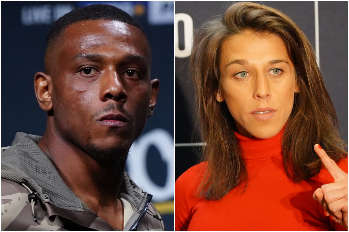 Joanna Jędrzejczyk e Jamahal Hill se desentenderam no UFC 323