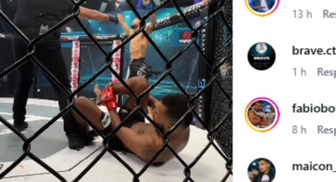 Imagem forte! Brasileiro sofre lesão à la Anderson Silva em evento de MMA; veja