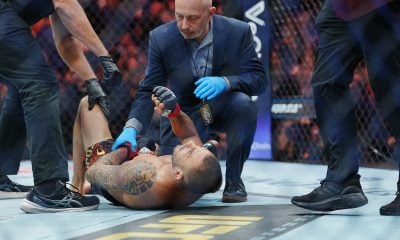 Alexandre Pantoja é atendido pelo médico no UFC 323