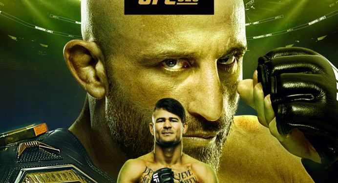 Alexander Volkanovski paira sobre Diego Lopes em pôster do UFC 325; confira