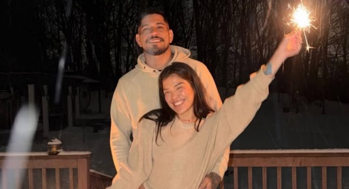 Recordista do UFC faz piada após término entre Poatan e Cortez: “Ela vai subir para o pesado”