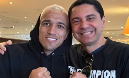 Charles Do Bronx e seu oftalmologista, o Dr Cavalcanti Jr