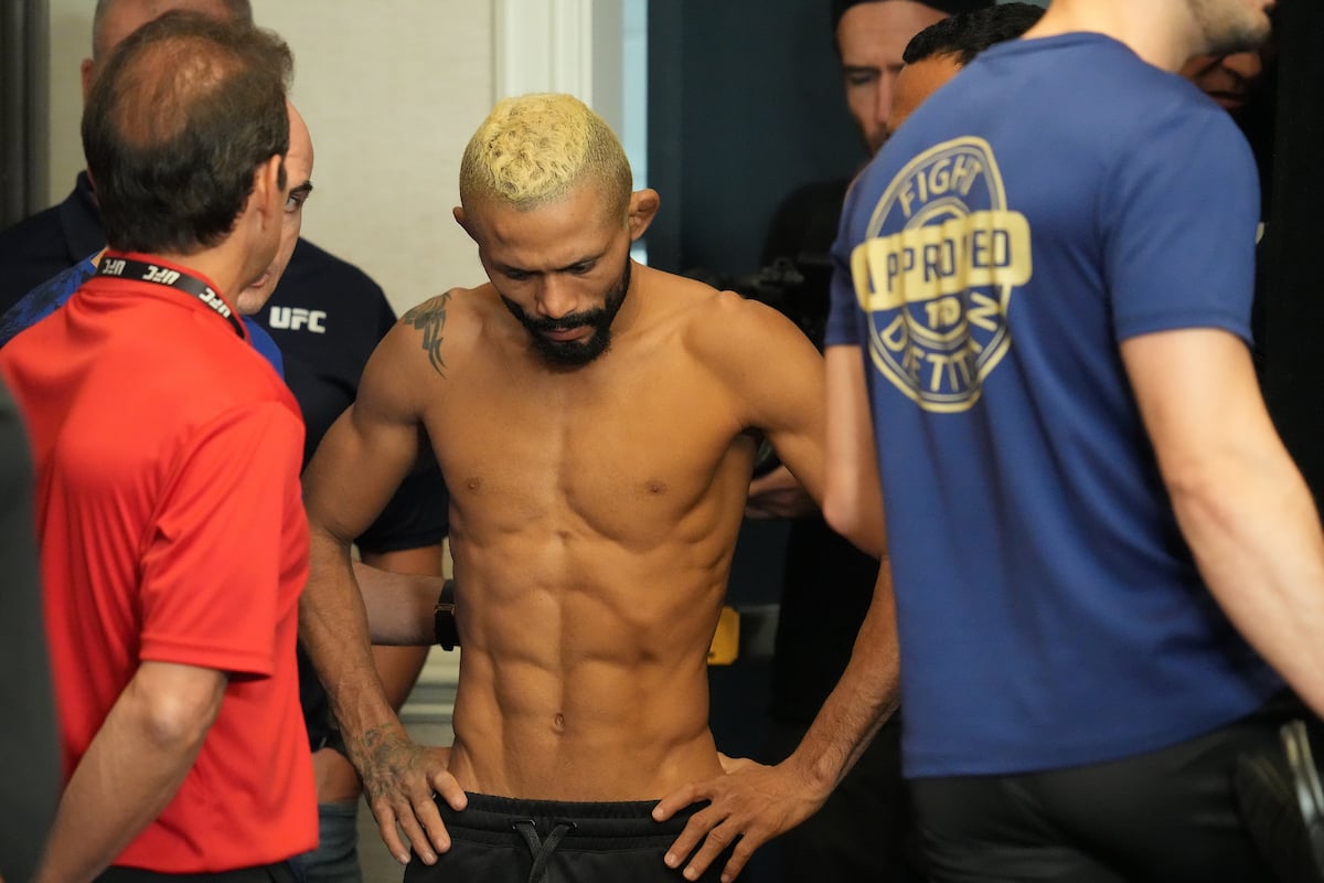 Deiveson Figueiredo na pesagem do UFC 263