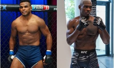 Manoel Sousa e Bolaji Oki em montagem