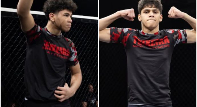DNA campeão! Filhos de Poatan brilham com vitórias em evento de grappling nos EUA