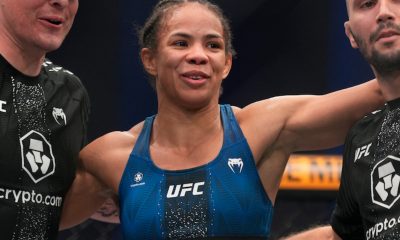 Dione Barbosa celebra vitória no UFC Vegas 115