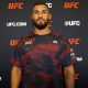 Guilherme Pat posando para foto durante o Media Day do UFC Vegas 115